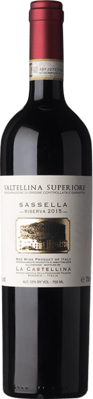 Kostenloser Versand | Rotwein La Castellina Sassella Le Barbarine D.O.C.G. Valtellina Superiore Lombardei Italien Nebbiolo 75 cl