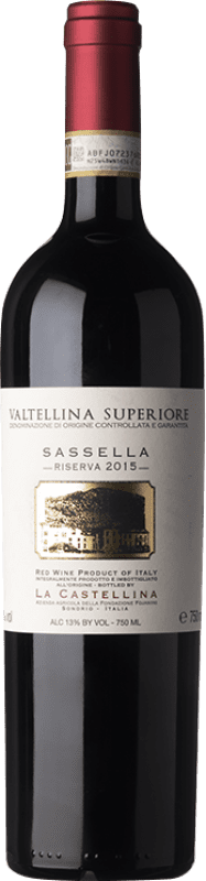 25,95 € Envío gratis | Vino tinto La Castellina Sassella Le Barbarine D.O.C.G. Valtellina Superiore