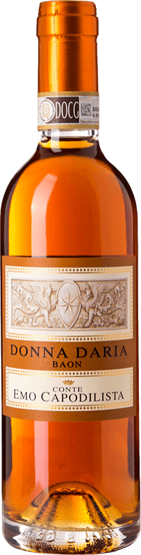 Envio grátis | Vinho Doce La Montecchia Conte Emo Capodilista Donna Daria D.O.C.G. Colli Euganei Fior d'Arancio Vêneto Itália Moscato Meia Garrafa 37 cl