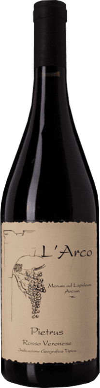 Free Shipping | Red wine L'Arco di Luca Pietrus I.G.T. Veronese Veneto Italy Corvina, Rondinella, Molinara 75 cl