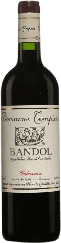 Free Shipping | Red wine Tempier Cabassaou A.O.C. Bandol Provence France Syrah, Mourvèdre 75 cl
