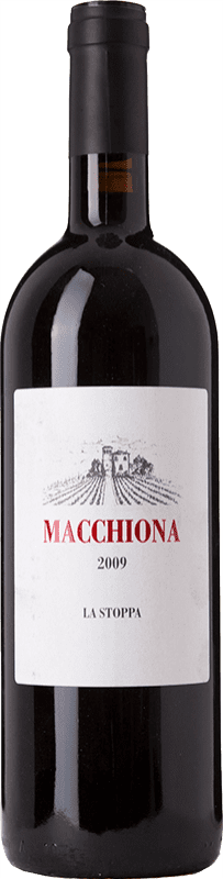 Free Shipping | Red wine La Stoppa Macchiona I.G.T. Emilia Romagna Emilia-Romagna Italy Bonarda, Barbera Organic 75 cl