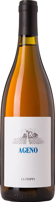 Envoi gratuit | Vin blanc La Stoppa Ageno I.G.T. Emilia Romagna Émilie-Romagne Italie Trebbiano, Ortrugo, Malvasia Blanche 75 cl