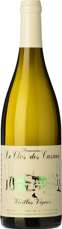 送料無料 | 白ワイン Le Clos des Cazaux Vieilles Vignes VV 古木 高齢者 A.O.C. Vacqueyras ローヌ フランス Roussanne, Viognier, Clairette Blanche 75 cl