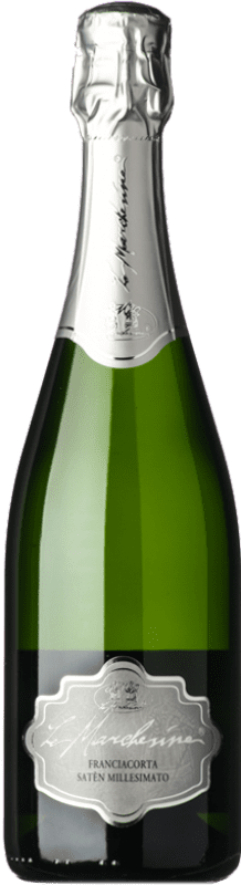 Free Shipping | White sparkling Le Marchesine Satèn Brut D.O.C.G. Franciacorta Lombardia Italy Chardonnay 75 cl