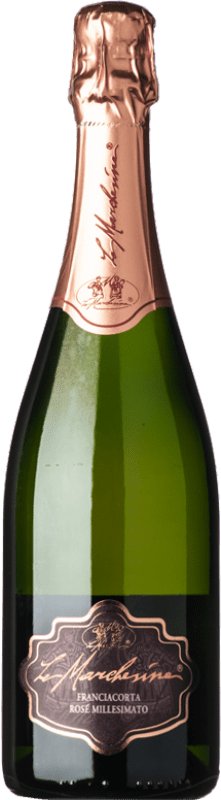 Free Shipping | Rosé sparkling Le Marchesine Rosé Brut D.O.C.G. Franciacorta Lombardia Italy Pinot Black, Chardonnay 75 cl