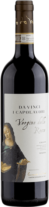 Бесплатная доставка | Красное вино Leonardo da Vinci Vergine delle Rocce D.O.C.G. Chianti Тоскана Италия Merlot, Sangiovese, Bacca Red 75 cl