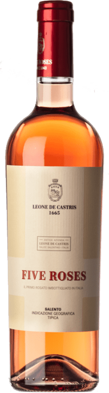 送料無料 | ロゼワイン Leone De Castris Rosato Five Roses I.G.T. Salento プーリア イタリア Malvasia Black, Negroamaro 75 cl