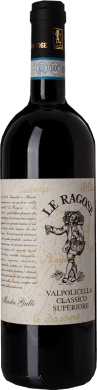 Бесплатная доставка | Красное вино Le Ragose Marta Galli Classico Superiore D.O.C. Valpolicella Венето Италия Corvina — Корвина, Rondinella — Рондинелла, Corvinone — Корвиноне 75 cl