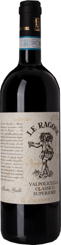 Free Shipping | Red wine Le Ragose Marta Galli Classico Superiore D.O.C. Valpolicella Veneto Italy Corvina, Rondinella, Corvinone 75 cl