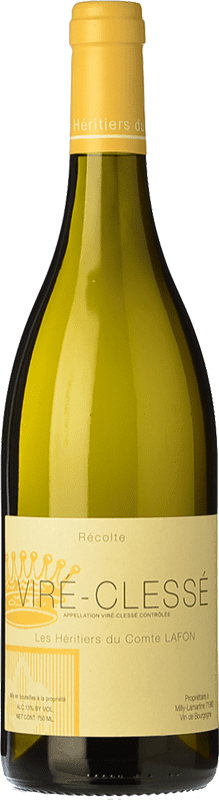 Envio grátis | Vinho branco Les Héritiers du Comte Lafon Viré-Clessé Crianza A.O.C. Mâcon Borgonha França Chardonnay Biológico 75 cl