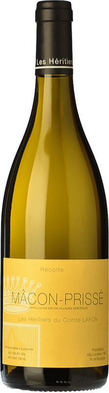 Spedizione Gratuita | Vino bianco Les Héritiers du Comte Lafon Mâcon-Prissé Crianza A.O.C. Mâcon Borgogna Francia Chardonnay 75 cl