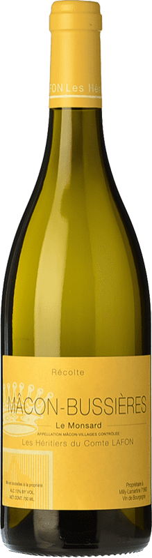 Envio grátis | Vinho branco Les Héritiers du Comte Lafon Mâcon-Bussières Crianza A.O.C. Mâcon Borgonha França Chardonnay Biológico 75 cl