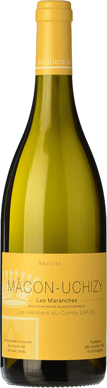 23,95 € | Vino bianco Les Héritiers du Comte Lafon Les Maranches Crianza A.O.C. Mâcon Borgogna Francia Chardonnay Biologico 75 cl
