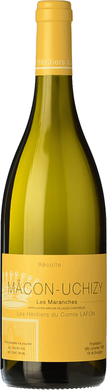 Envío gratis | Vino blanco Les Héritiers du Comte Lafon Les Maranches Crianza A.O.C. Mâcon Borgoña Francia Chardonnay 75 cl