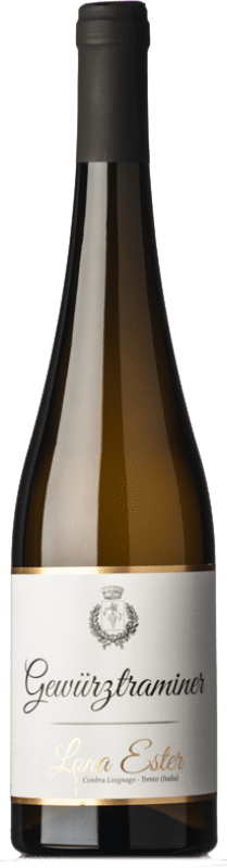 Envoi gratuit | Vin blanc Lona Ester D.O.C. Trentino Trentin-Haut-Adige Italie Gewürztraminer 75 cl