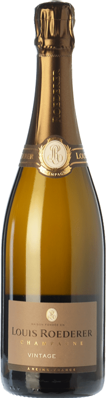 322,95 € | Blanc mousseux Louis Roederer Vintage Brut Grande Réserve A.O.C. Champagne Champagne France Pinot Noir, Chardonnay 75 cl