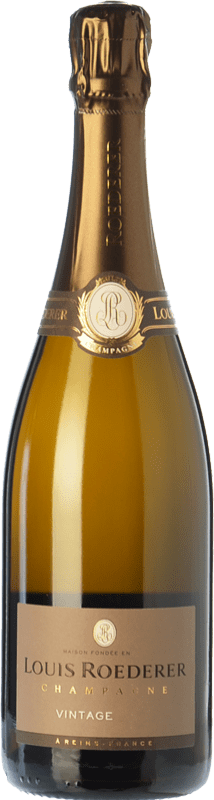 Envoi gratuit | Blanc mousseux Louis Roederer Vintage Brut Grande Réserve A.O.C. Champagne Champagne France Pinot Noir, Chardonnay 75 cl