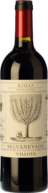 Бесплатная доставка | Красное вино Villota Selvanevada D.O.Ca. Rioja Ла-Риоха Испания Tempranillo, Graciano, Mazuelo, Grenache Tintorera 75 cl