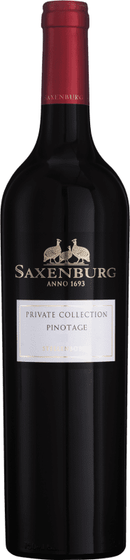 22,95 € | Red wine Saxenburg Private Collection I.G. Stellenbosch Coastal Region South Africa Pinotage 75 cl