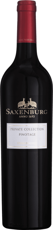 Kostenloser Versand | Rotwein Saxenburg Private Collection I.G. Stellenbosch Coastal Region Südafrika Pinotage 75 cl