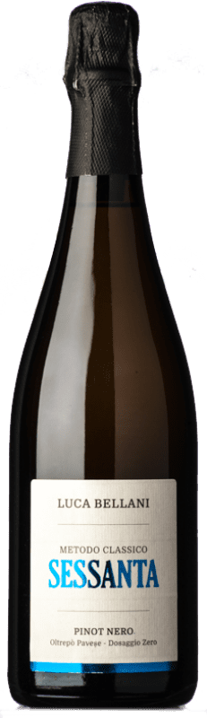 21,95 € Free Shipping | White sparkling Luca Bellani Sessanta Pas Dosé Brut Nature D.O.C. Oltrepò Pavese
