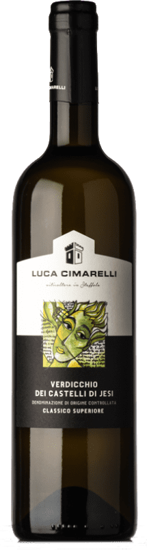 Spedizione Gratuita | Vino bianco Luca Cimarelli Superiore D.O.C. Verdicchio dei Castelli di Jesi Marche Italia Verdicchio 75 cl