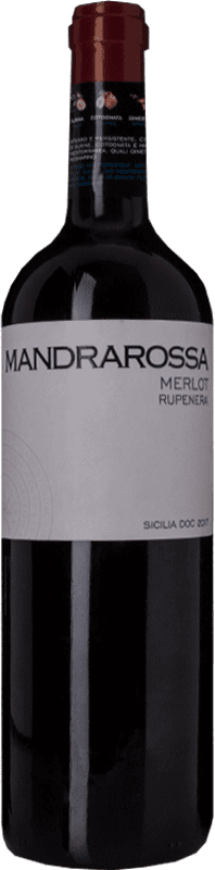 Бесплатная доставка | Красное вино Mandrarossa Rupenera D.O.C. Sicilia Сицилия Италия Merlot 75 cl