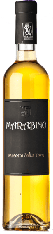 Free Shipping | Sweet wine Marabino Noto della Torre I.G.T. Terre Siciliane Sicily Italy Muscat White Medium Bottle 50 cl
