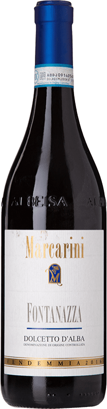 Бесплатная доставка | Красное вино Marcarini Fontanazza D.O.C.G. Dolcetto d'Alba Пьемонте Италия Dolcetto 75 cl