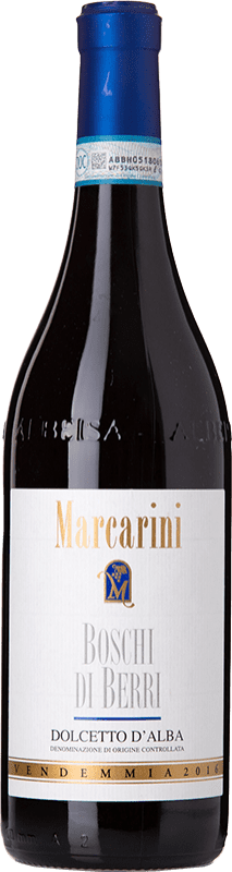 Бесплатная доставка | Красное вино Marcarini Boschi di Berri D.O.C.G. Dolcetto d'Alba Пьемонте Италия Dolcetto — Дольчетто 75 cl