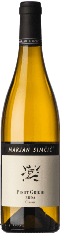 Бесплатная доставка | Белое вино Simčič Marjan I.G. Primorska Goriška Brda Словения Pinot Grey 75 cl