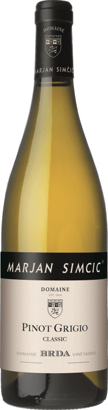 Spedizione Gratuita | Vino Bianco Simčič Marjan I.G. Primorska Goriška Brda Slovenia Pinot Grigio 75 cl