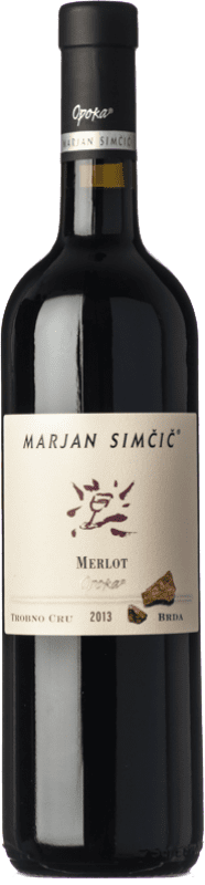 Бесплатная доставка | Красное вино Simčič Marjan Opoka I.G. Primorska Goriška Brda Словения Merlot 75 cl