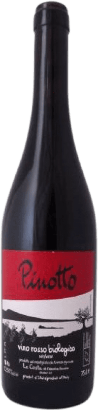 Free Shipping | Red wine Le Coste Pinotto I.G. Vino da Tavola Lazio Italy Syrah, Pinot Black 75 cl