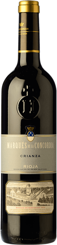 8,95 € | Красное вино Marqués de La Concordia старения D.O.Ca. Rioja Ла-Риоха Испания Tempranillo 75 cl