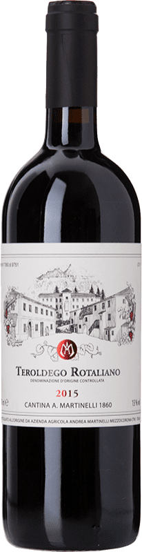 Envoi gratuit | Vin rouge Martinelli D.O.C. Teroldego Rotaliano Trentin-Haut-Adige Italie Teroldego 75 cl