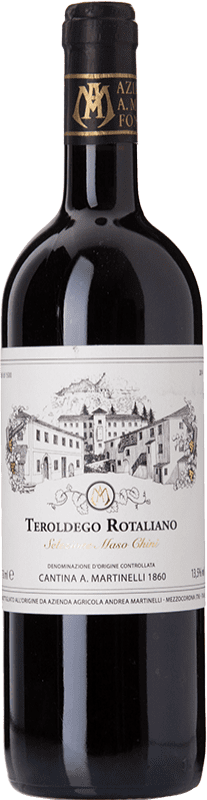 Free Shipping | Red wine Martinelli Sel Maso Chini D.O.C. Teroldego Rotaliano Trentino-Alto Adige Italy Teroldego 75 cl