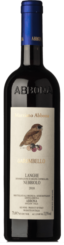 19,95 € Free Shipping | Red wine Abbona Garombello D.O.C. Langhe Piemonte Italy Nebbiolo Bottle 75 cl