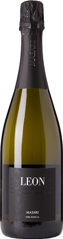 Envio grátis | Espumante branco Masari Dosaggio Zero Leon Brut Nature D.O.C. Monti Lessini Vêneto Itália Durella 75 cl