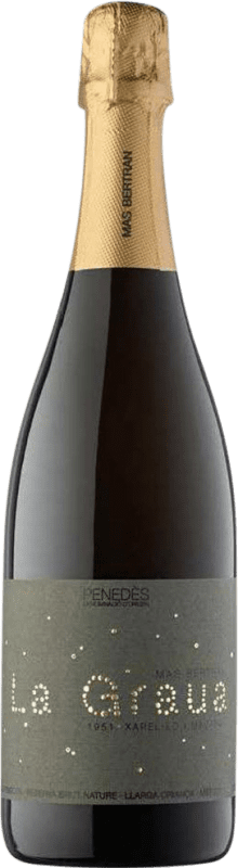送料無料 | 白のスパークリングワイン Mas Bertran La Graua Brut Nature — ブリュット・ナチュール レセルバ D.O. Penedès カタロニア スペイン Macabeo — マカベオ, Xarel·lo — チャレッロ 75 cl
