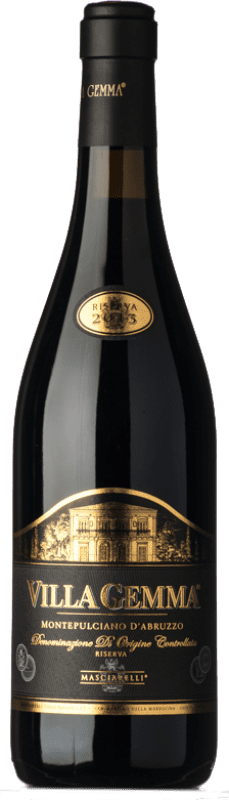52,95 € | Red wine Masciarelli Villa Gemma Reserve D.O.C. Montepulciano d'Abruzzo Abruzzo Italy Montepulciano 75 cl