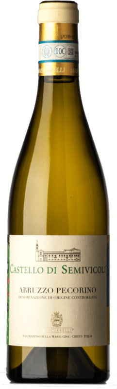 Бесплатная доставка | Белое вино Masciarelli Castello di Semivicoli D.O.C. Abruzzo Абруцци Италия Pecorino — Пекорино 75 cl