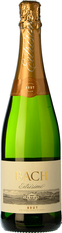 10,95 € 送料無料 | 白スパークリングワイン Bach Extrísimo Brut D.O. Cava