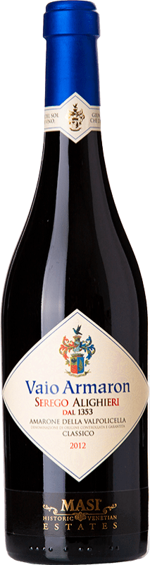 69,95 € | Red wine Masi Superiore Alighieri Vaio Armaron D.O.C.G. Amarone della Valpolicella Veneto Italy Corvina, Rondinella, Molinara 75 cl