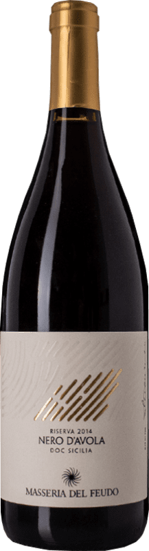 32,95 € | Rotwein Masseria del Feudo Reserve D.O.C. Sicilia Sizilien Italien Nero d'Avola Ökologisch 75 cl