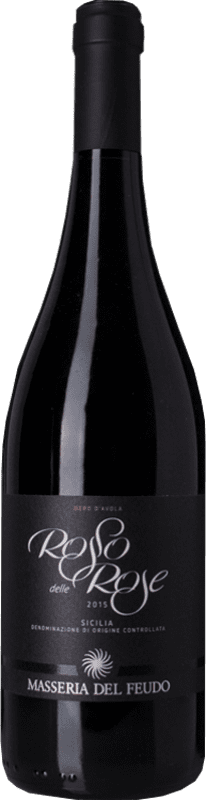 14,95 € | Red wine Masseria del Feudo Rosso delle Rose D.O.C. Sicilia Sicily Italy Nero d'Avola 75 cl