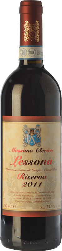 Бесплатная доставка | Красное вино Massimo Clerico Резерв D.O.C. Lessona Пьемонте Италия Nebbiolo 75 cl