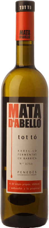 Free Shipping | White wine Mata d'Abelló Tottó Aged D.O. Penedès Catalonia Spain Muscat of Alexandria, Xarel·lo 75 cl