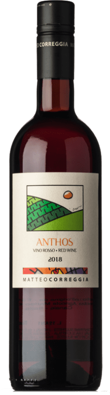 16,95 € | Красное вино Matteo Correggia Anthos D.O.C. Piedmont Пьемонте Италия Brachetto 75 cl